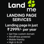 Landing page @ Just 2999/-